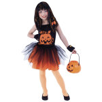 Dguisement citrouille avec accessoires fille
