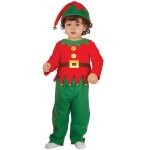Dguisement classique petit lutin de nol bb