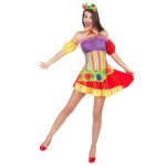 Dguisement clown bariol femme