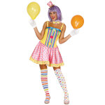 Dguisement clown pastel femme