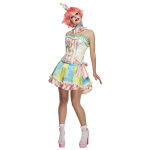Dguisement clown pastel vintage femme