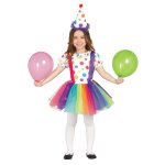 Dguisement clown  pois et tutu fille