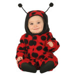 Dguisement combinaison avec capuche coccinelle bb