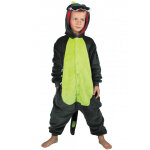 Dguisement combinaison dino vert enfant