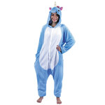 Dguisement combinaison licorne bleue adulte
