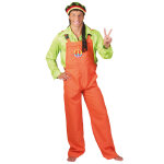 Dguisement combinaison orange fluo adulte
