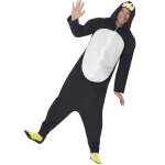 Dguisement combinaison pingouin avec capuche adulte