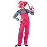 Dguisement combinaison rose fluo adulte