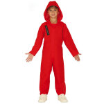 Dguisement combinaison rouge voleur enfant