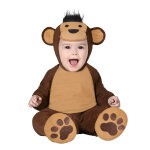 Dguisement combinaison singe marron bb