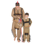 Dguisement de couple apache pre et fils
