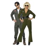 Dguisements couple aviateurs top gun