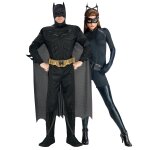 Dguisement de couple batman et catwoman adultes