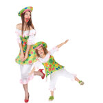 Dguisement de couple clown mre et fille
