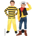 Dguisement de couple dalton et lucky luke enfants
