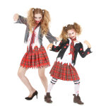 Dguisement de couple colire zombie mre / fille halloween