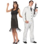 Dguisement de couple gangster et charleston adulte