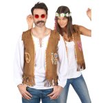Dguisement de couple gilet hippie