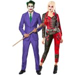 Dguisement de couple harley quinn - suicide squad 2 et costume mr. joker suitmeister adulte