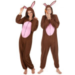 Dguisement de couple lapin marron