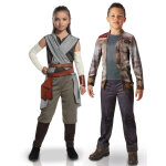 Dguisement de couple luxe rey et finn enfants - star wars