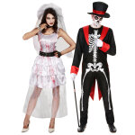 Dguisement de couple maris gothiques halloween