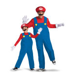Dguisement de couple mario pre et fils