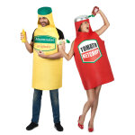 Dguisement de couple mayonnaise et ketchup adulte