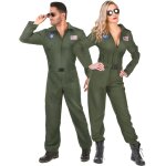 Dguisement de couple pilote avion adulte