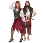 Dguisement de couple pirate corsaire gipsy adultes