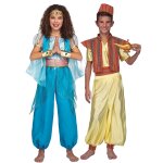 Dguisement de couple prince et princesse orientaux enfants