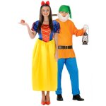 Dguisement de couple princesse de conte et nain adultes