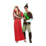 Dguisement de couple princesse et robin des bois