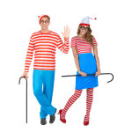 Dguisement de couple randonneur  rayures