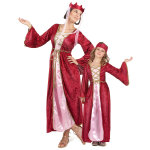 Dguisement de couple reine mdivale mre et fille