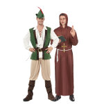 Dguisement de couple robin et moine des bois