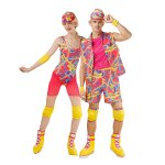 Dguisement de couple roller adulte