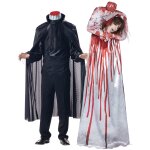 Dguisement de couple sans tte adulte