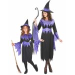 Dguisement de couple sorcires violettes halloween mre fille