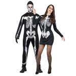 Dguisement de couple squelette halloween