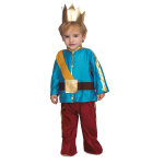 Dguisement avec couronne prince bleu bb