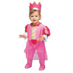 Dguisement avec couronne princesse rose bb