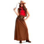 Dguisement cowgirl robe longue femme