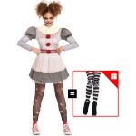 Dguisement creepy clown femme avec collants offerts