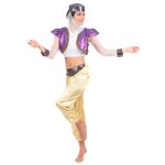 Dguisement danseuse orientale color femme