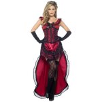 Dguisement danseuse saloon sexy rouge femme