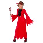 Dguisement diablesse  paillettes enfant halloween