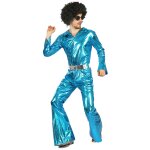 D�guisement disco bleu homme