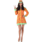 Dguisement disco hippie femme