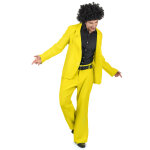 Dguisement disco jaune adulte